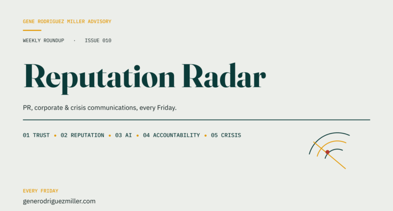 Reputation Radar, Issue 010: Say it Plainly